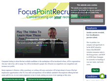 Tablet Screenshot of focuspointrecruitment.com